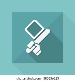 Vector illustration of single isolated flag icon