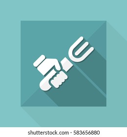 Vector illustration of single isolated food icon