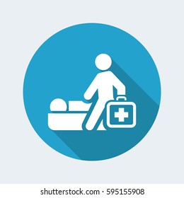 Vector illustration of single isolated medical icon