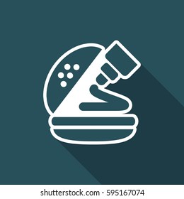 Vector illustration of single isolated sandwich sauce icon