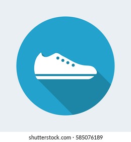 Vector illustration of single isolated shoe icon
