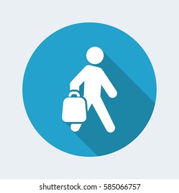 Vector illustration of single isolated shopping icon