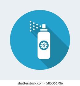Vector illustration of single isolated spray icon