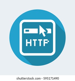 Vector illustration of single isolated web icon 