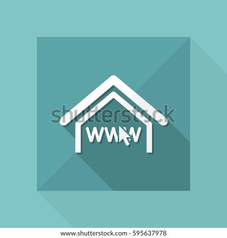 Vector illustration of single isolated wirless icon