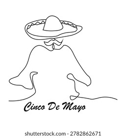 Vector illustration single line