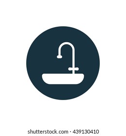Vector illustration of sink icon