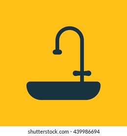 Vector illustration of sink icon