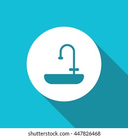Vector illustration of sink icon
