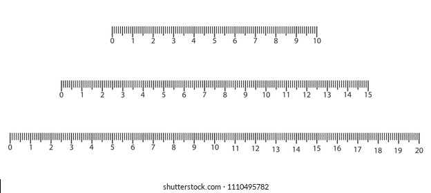 Vector illustration of size indicators. Eps10