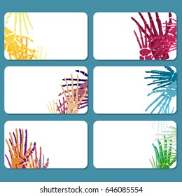vector illustration of skeletal hand