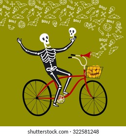 4,968 Biking Skeleton Images, Stock Photos & Vectors 