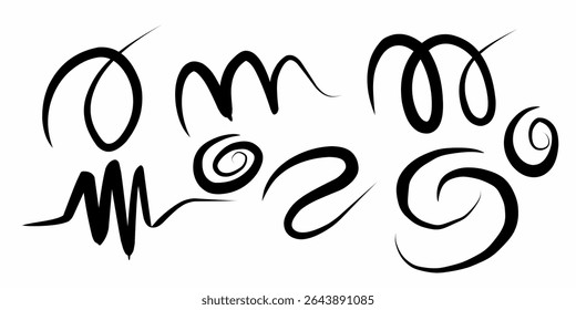 vector illustration of a sketch of a hand