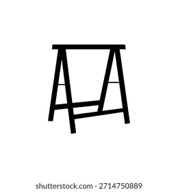 vector illustration of a sketch of a ladder