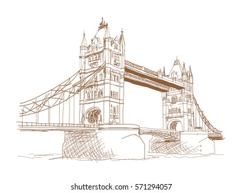 Vector illustration "sketch illustration London" for design