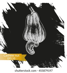 Vector illustration sketch â?? nuts.
Cashew nut
