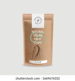 tuercas de esbozo de ilustración del vector. Embalaje de naves para aperitivos. Paquete para productos ecológicos naturales. bocetos de cereales extraídos a mano.