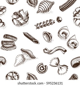 Vector illustration sketch - pasta
Pattern Italian food