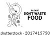 food waste concept