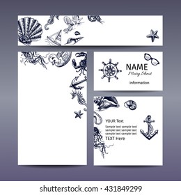 Vector illustration sketch - Sea collection
seahorse, hippocampus, starfish, sea star, whale, shrimp, crab, jellyfish, seashell, anchor, helm, sunglasses, swim ring, mask, flip-flop, yacht, ship