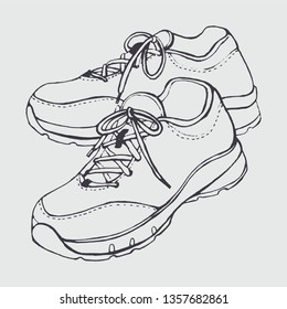 Vector illustration in sketch style