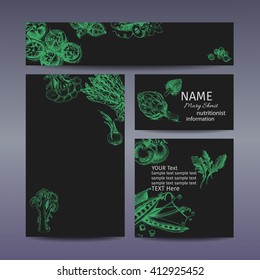 Vector illustration sketch. tomato, Basil, cucumber, cardamom, cabbage, broccoli, cauliflower, asparagus, artichoke, onion, arugula, peas, beans, beans.
Corporate identity, branding.