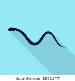 Vector illustration of skin and reptile symbol. Collection of skin and danger stock vector illustration.