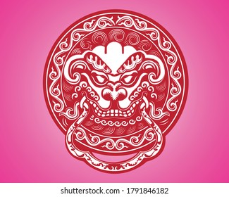 vector illustration of a skull