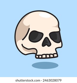 Vector illustration Skull. Vector design Skull. Skull Vector Cartoon design illustration and icon for website, digital and print