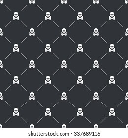 vector illustration of skull icon