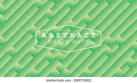 Vector illustration of slanted square abstract background in beautiful green color. for banners or posters