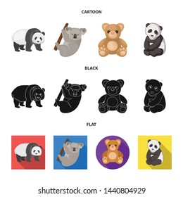 Vector illustration of sleep and brown icon. Collection of sleep and animal stock vector illustration.