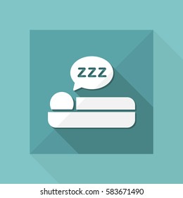 Vector illustration of sleep icon