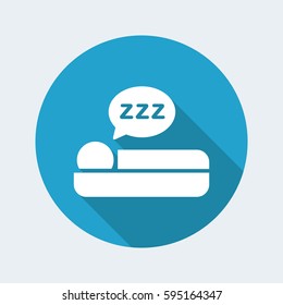 Vector Illustration Of Sleep Icon