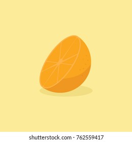vector illustration slice of orange fruits, citrus fruit, orange icon, icon fruits, fruits illustration, orange fruits for healthy life