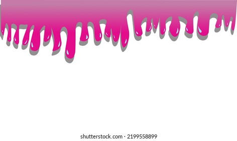 vector illustration, slime dripping in green, blue, pink, yellow, for background or template