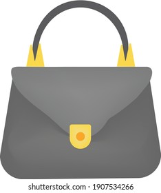 Vector illustration with sling bag icon looks real cute