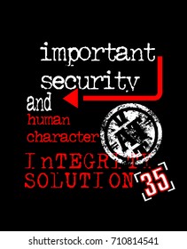 Vector illustration with the slogan for t-shirts