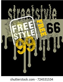 Vector illustration with the slogan for t-shirts