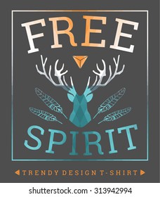 Vector illustration with the slogan for t-shirts, posters, card and other uses
