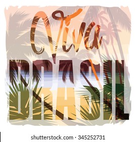 Vector illustration with the slogan for t-shirts, posters, card and other uses.