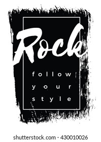 Vector illustration with the slogan for t-shirts, posters, card and other uses