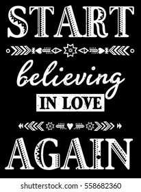Vector illustration with the slogan for t-shirts, posters, card and other uses. Ethnic style. Fashion trend.