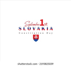 Vector illustration for Slovakia Constitution Day
