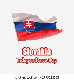 vector illustration for Slovakia independence day