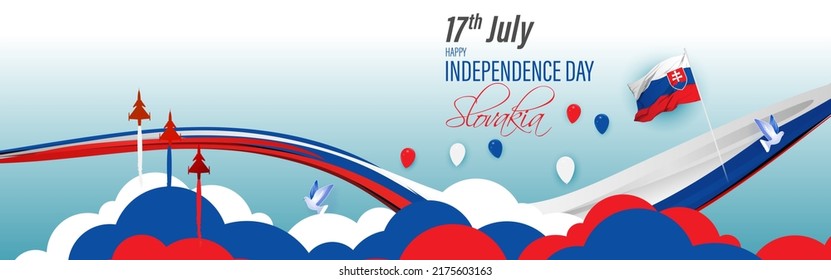 Vector illustration for Slovakia Independence Day
