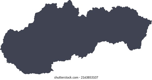Vector Illustration of Slovakia map