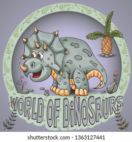 vector illustration of small baby dinosaurs for Doodle style design