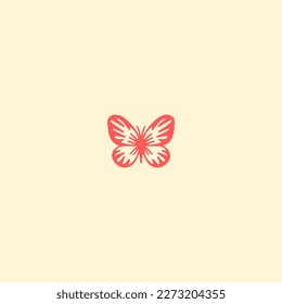 vector illustration of a small butterfly