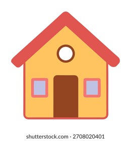 Vektorgrafik eines kleinen Hauses